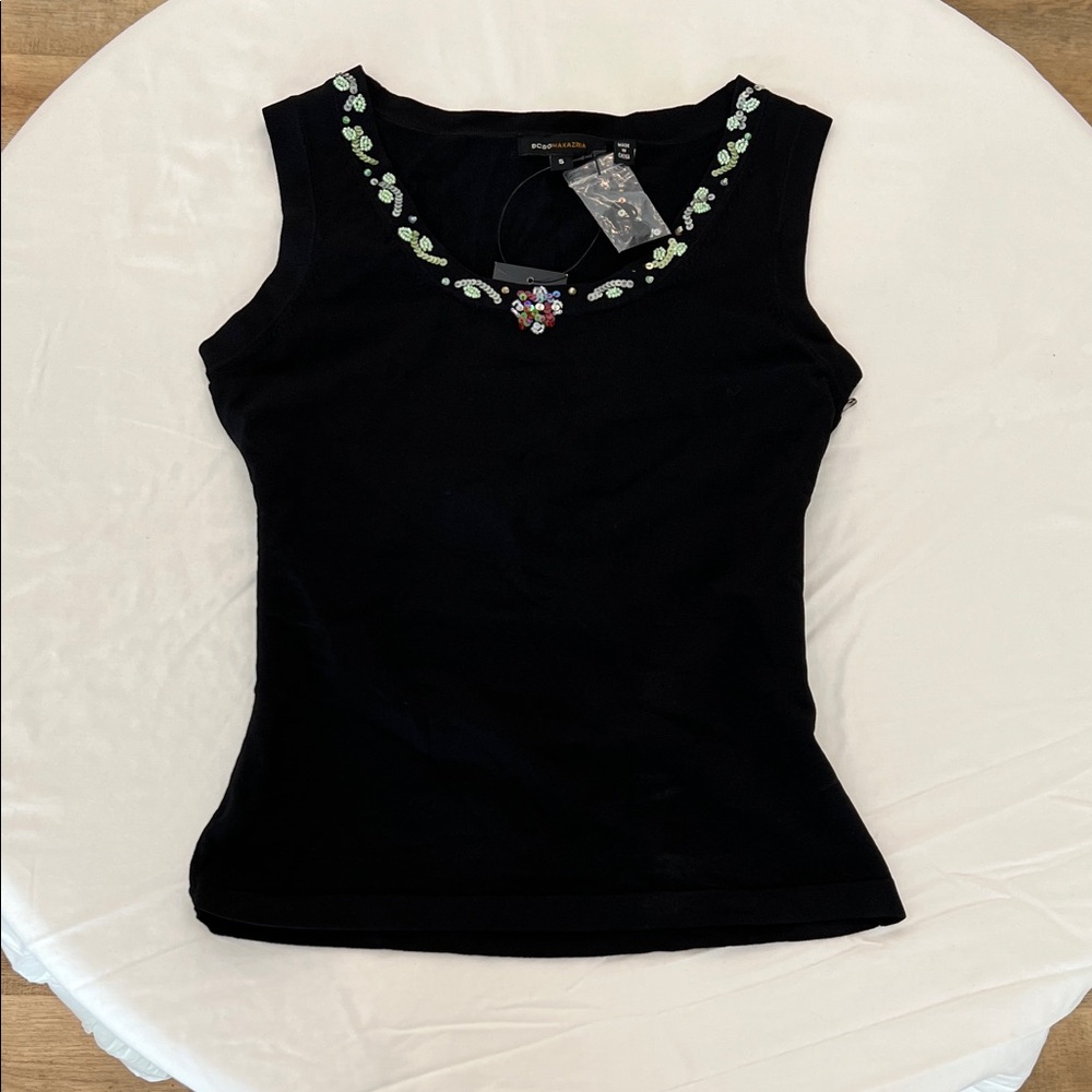 Vintage NWT y2k beaded top